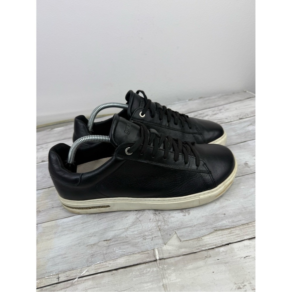 Birkenstock Black Leather Low-Profile Sneakers